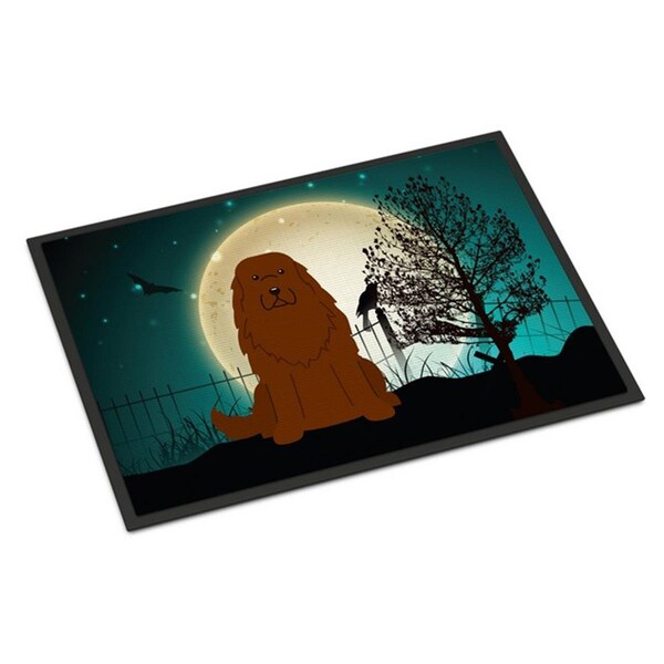 Carolines Treasures Halloween Scary Caucasian Shepherd Dog Indoor or Outdoor Mat, 18 x 0.25 x 27 in. BB2240MAT - main